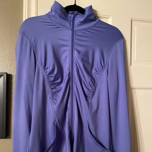 Zella lavender workout jacket size large